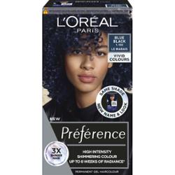 L’Oréal Paris Préférence Vivid Colors farba do włosów odcień 1.102 Blue Black 1 szt.