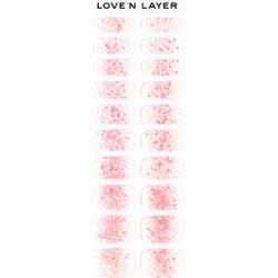 Love'n Layer Love Note Funky Sparkle Pink