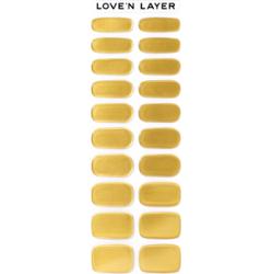 Love'n Layer Love Note Metallic Shiny Gold