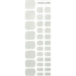 Love'n Layer Metallic Toe - hybryda w naklejce Shiny Silver