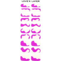 Love'n Layer   Abstraction - hybryda w naklejce Dahlia Purple