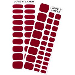 Love'n Layer Hand & Toe ​Burgundy Red​