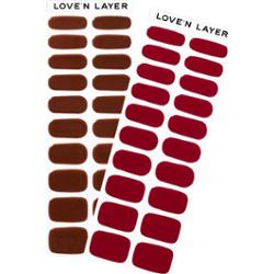 Love'n Layer Mix Burgundy Red ​& Chocolate Brown​