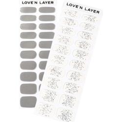 Love'n Layer Mix Metallic & Sparkle Silver​