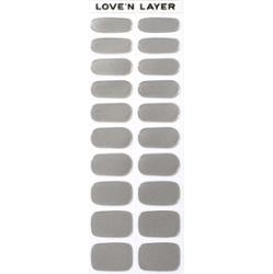 Love'n Layer Metallic Shiny Steel