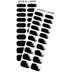 Love'n Layer Mix Solid & Swirl ​Night Black​