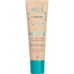 Lumene Matte Oil-Control Foundation SPF20 1 Classic Beige