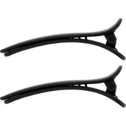 By Lyko 2-pack Rubberized Mini Clips Black