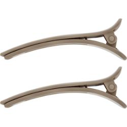 By Lyko 2-pack Rubberized Mini Clips Brown