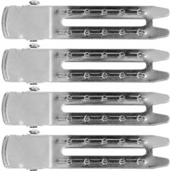 By Lyko Barber Hair Clips Metallic 4 pcs