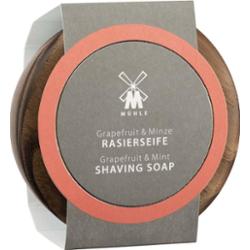 Mühle Grapefruit and Mint Wooden Bowl with Shaving Soap 65 g