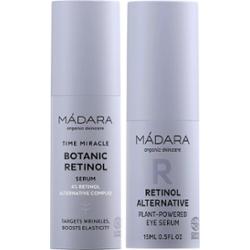 Mádara RETINOL ALTERNATIVE Bundle Plant-Powered Serum 30ml & Eye Serum