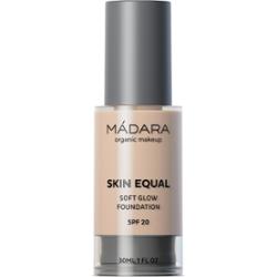 MÁDARA Skin Equal podkład rozświetlający nadający naturalny wygląd SPF 15 odcień #10 Porcelain 30 ml