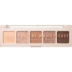 MUA Makeup Academy Eyeshadow Collection 5 Shade Palette paleta cieni do powiek odcień Neutral Wanderlust 3.8 g