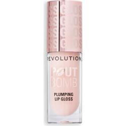 Makeup Revolution Pout Bomb błyszczyk do ust z efektem powiększenia odcień Milky Sheer Holo 4.6 ml