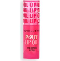 Makeup Revolution Pout Lip olejek do ust o działaniu nawilżającym odcień Watermelon Pink 3 ml