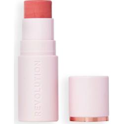 Makeup Revolution Skin Silk Blush Stick róż do policzków w kremie w sztyfcie odcień Peachy Pink 4.5 g