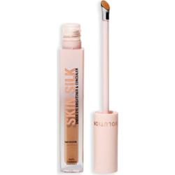 Makeup Revolution Skin Silk Under Eye Brightener & Concealer korektor rozjaśniający odcień Tan Golden 4 ml