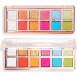 Makeup Revolution The Icon Palette paleta cieni do powiek odcień The Vibrant Icon Brights Palette 12x0.7 g