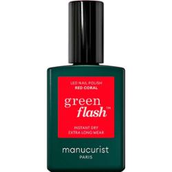 Manucurist Green Flash Gel Polish - lakier do paznokci Red Coral