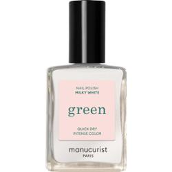 Manucurist Green Green Nail Polish 15ml - lakier do paznokci Milky Whi