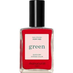 Manucurist Green Green Nail Polish 15ml - lakier do paznokci Poppy Red