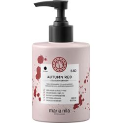 Maria Nila Colour Refresh Autumn Red delikatna odżywiająca maska bez trwałych pigmentów barwiących wytrzyma 4 – 10 umyć 6.60 300 ml