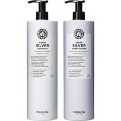 maria nila Sheer Silver  Bundle Shampoo 1000 ml & Conditioner 1000 ml