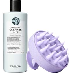 maria nila Purifying Cleanse Bundle Shampoo 350 ml & Scalp Brush
