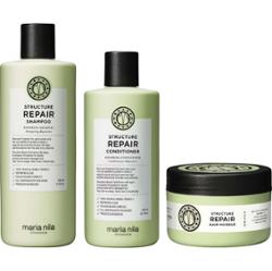 maria nila Structure Repair  Bundle Shampoo 350 ml & Conditioner 300 m