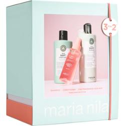 Maria Nila True Soft Holiday Box zestaw upominkowy nawilżające i nadające blask 3 szt.