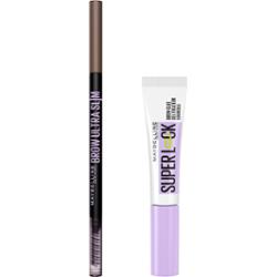 Maybelline New York Brow Bundle Brow Ultra Slim Pencil Medium Brown 4