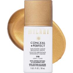 Milani Conceal + Perfect Sun Kissed Liquid Bronzing Drops Light 110
