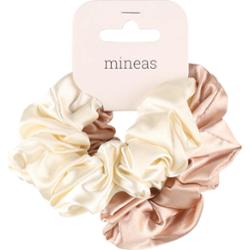 Mineas Scrunchie satin 2 pcs Cream/beige
