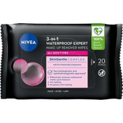 NIVEA 3-in-1 Waterproof Expert Make-Up Remover Wipes