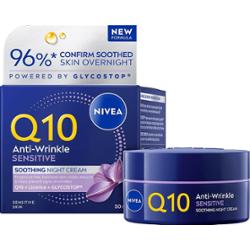 NIVEA Q10 Anti-Wrinkle Sensitive Perfume Free Night Cream 50 ml
