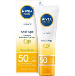 NIVEA SUN UV Face Anti Age Q10 Cream SPF 50 50 ml