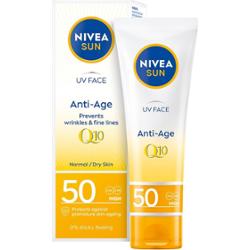 NIVEA SUN UV Face Anti Age Q10 Cream SPF 50 50 ml