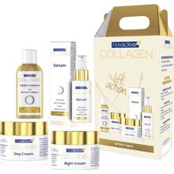 Novaclear Collagen Lift Action Kit - Day & Night Cream, Serum, Cleanse