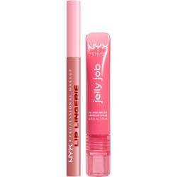 NYX PROFESSIONAL MAKEUP Lip Power Pair Set Lip Lingerie Liner Stain 07