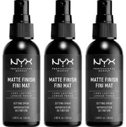 NYX PROFESSIONAL MAKEUP Makeup Setting Spray Matte Finish x 3