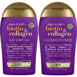 Ogx Biotin & Collagen Shampoo 88.7 ml  & Conditioner 88.7 ml
