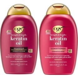 Ogx Keratin Oil Shampoo 385 ml & Conditioner 385 ml