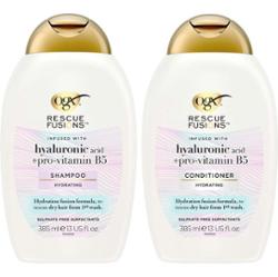 Ogx Rescue Fusions Hyaluronic Acid Shampoo 385 ml & Conditioner 385 ml