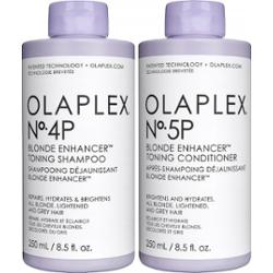 Olaplex Blonde Enhancer Bundle No.4P Shampoo 250 ml & No. 5P Condition