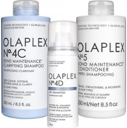 Olaplex Bundle No.4C Shampoo 250 ml & No.5 Conditioner 250 ml & No.4D