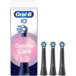 Oral B iO Gentle Care Toothbrush Heads Black 3 szt.