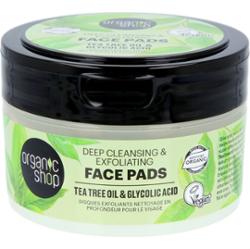 Organic Shop Deep Cleansing & Exfoliating Face Pads 20 pcs