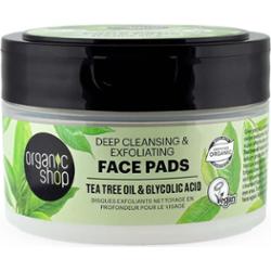 Organic Shop Deep Cleansing & Exfoliating Face Pads 20 pcs