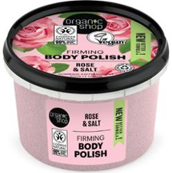 Organic Shop Organic Rose & Salt peeling do ciała z solą 250 ml